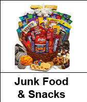 Birthday Junk Food and Chocolate Snacks and Chips Birthday Gift Baskets